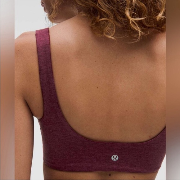 Lululemon NWT Soft Sueded Bra *Light Support, B/C Cup Garnet - Picture 12 of 12